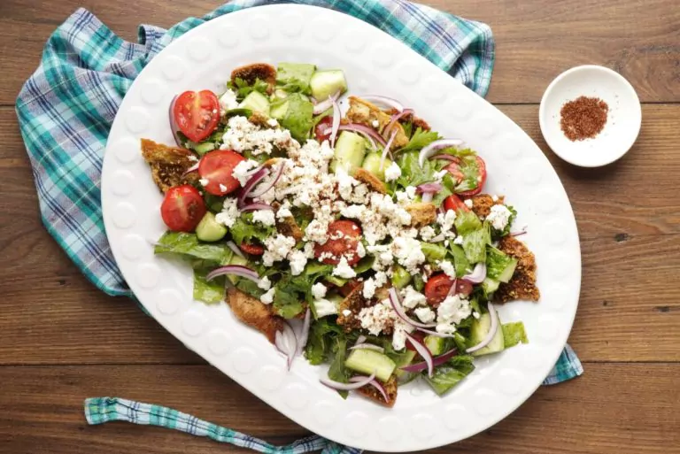 Step 7 - Fattoush with Queso Fresco