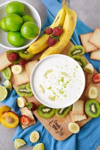 Fresh Key Lime Greek Yogurt Dip