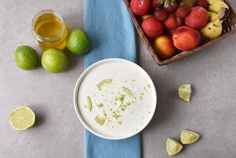 Step 3 - Fresh Key Lime Greek Yogurt Dip