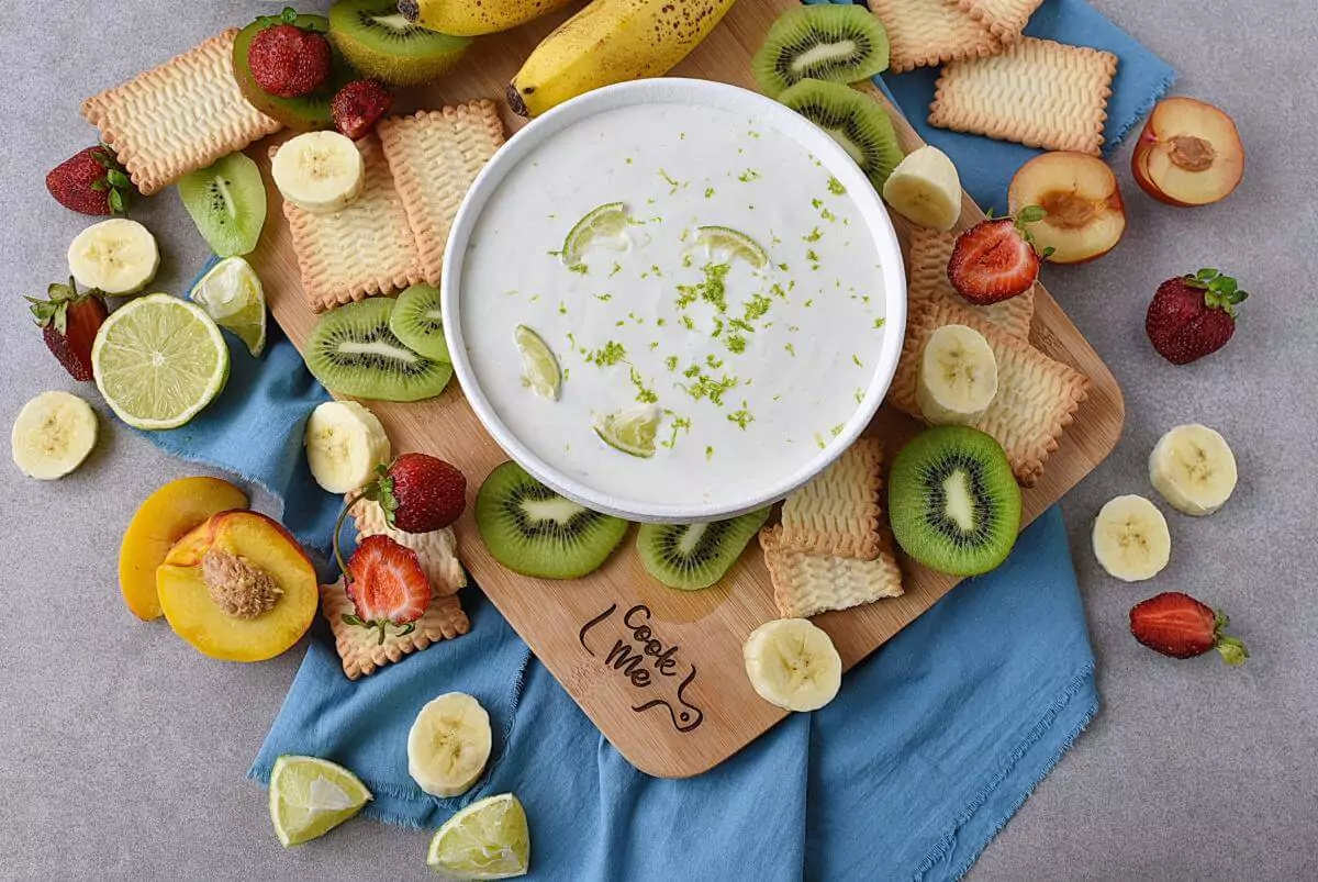 Fresh Key Lime Greek Yogurt Dip