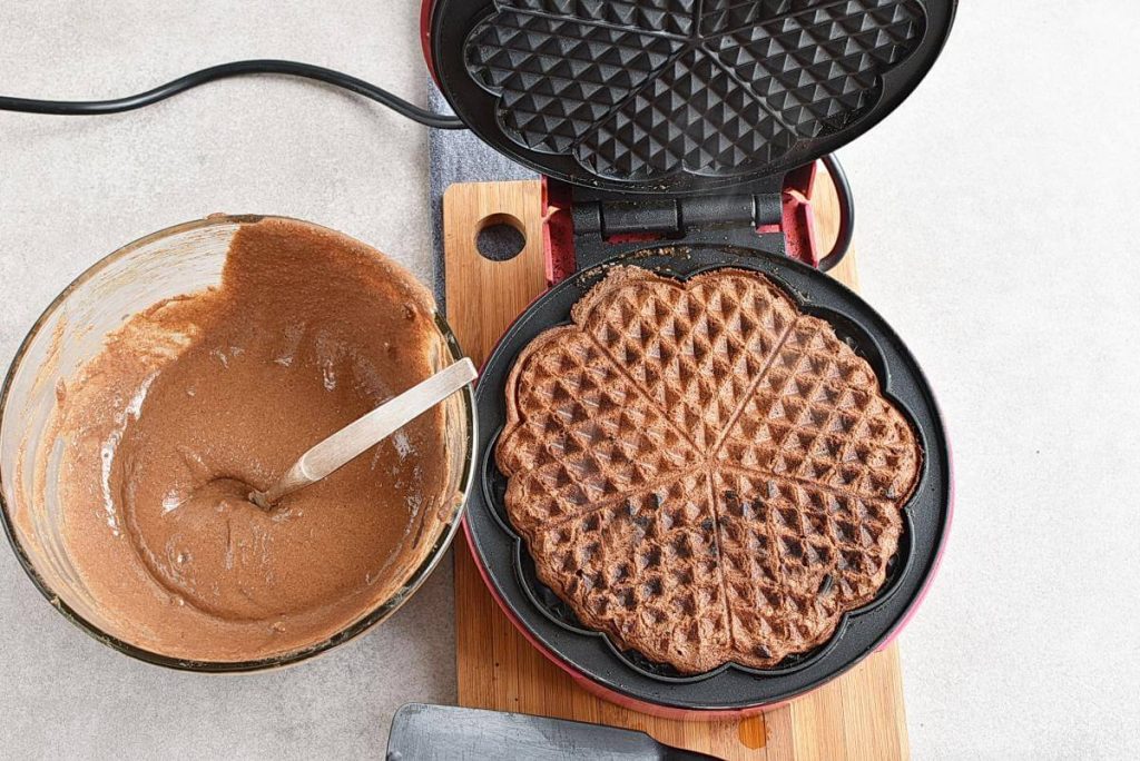 Gluten Free Chocolate Buckwheat Waffles recipe - step 5
