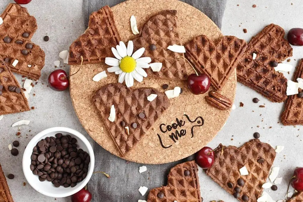 Gluten Free Chocolate Buckwheat Waffles