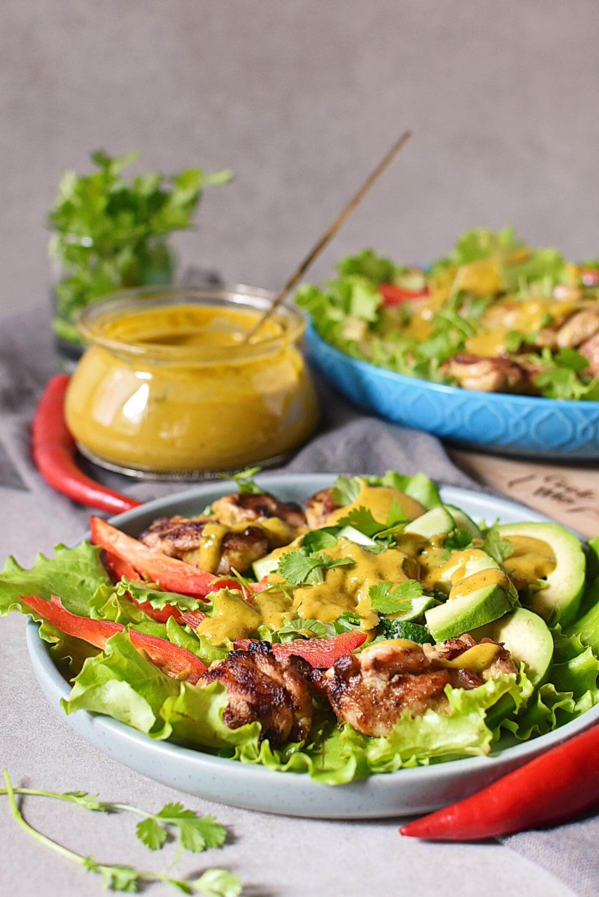 Grilled Chicken Mango Salad Recipe Cookme Recipes 6522