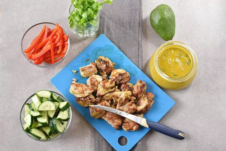 Step 3 - Grilled Chicken Mango Salad