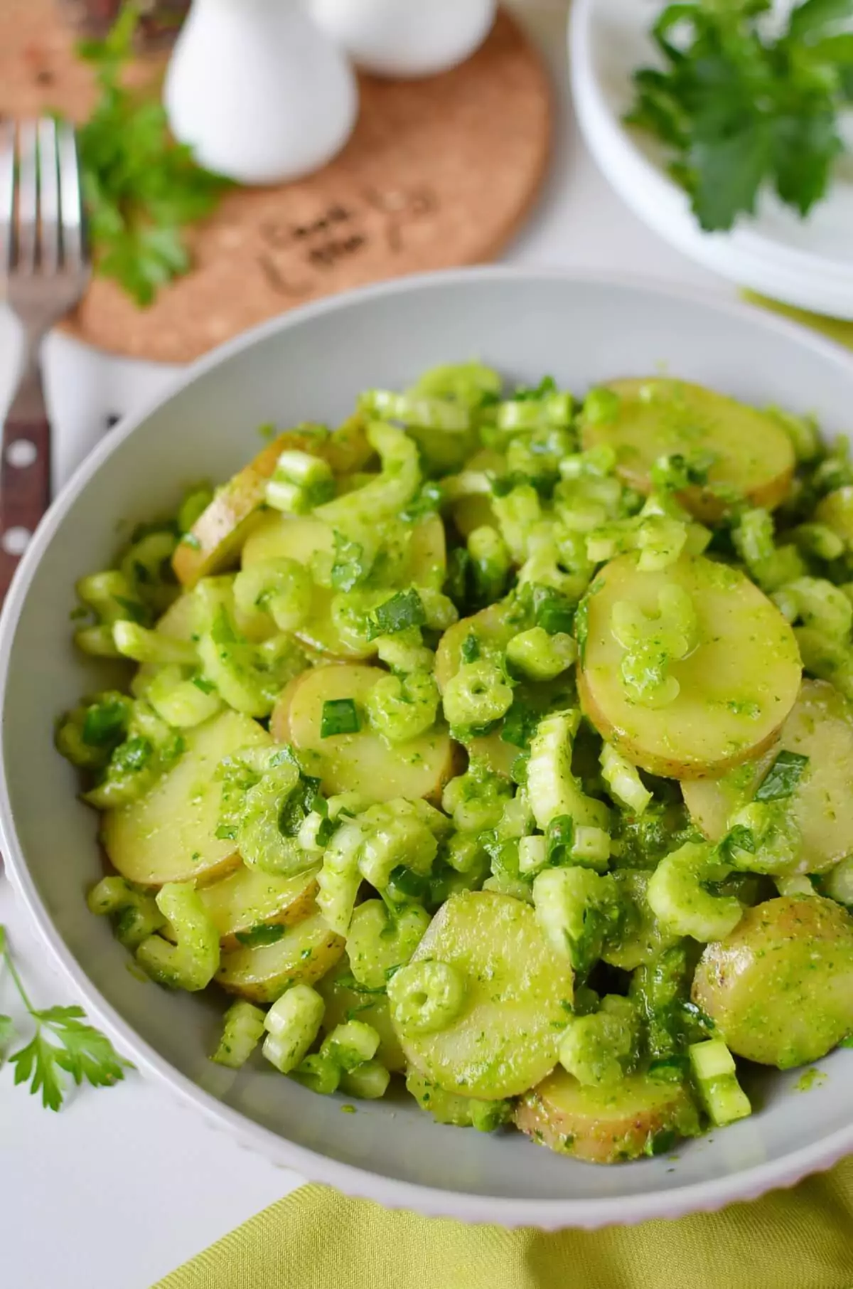 Vegan Herbed Potato Salad (no mayo!)