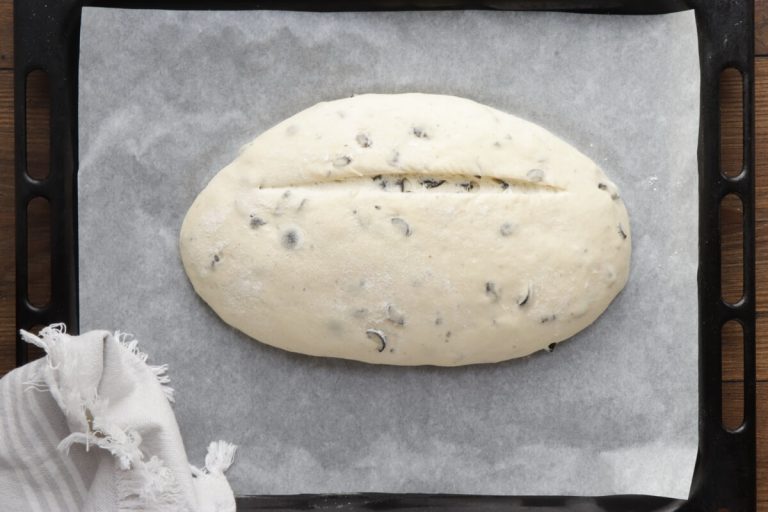 Step 10 - Homemade Black Olive Bread