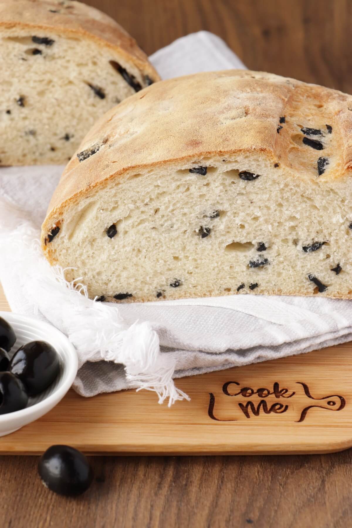 Homemade Black Olive Bread Recipe Cook.me Recipes