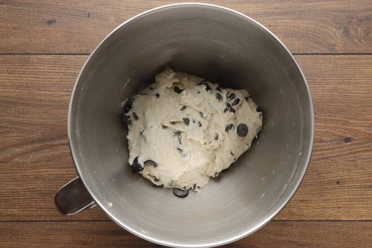 Step 4 - Homemade Black Olive Bread