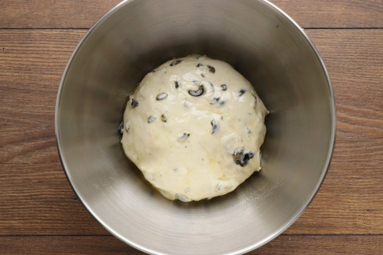 Step 6 - Homemade Black Olive Bread