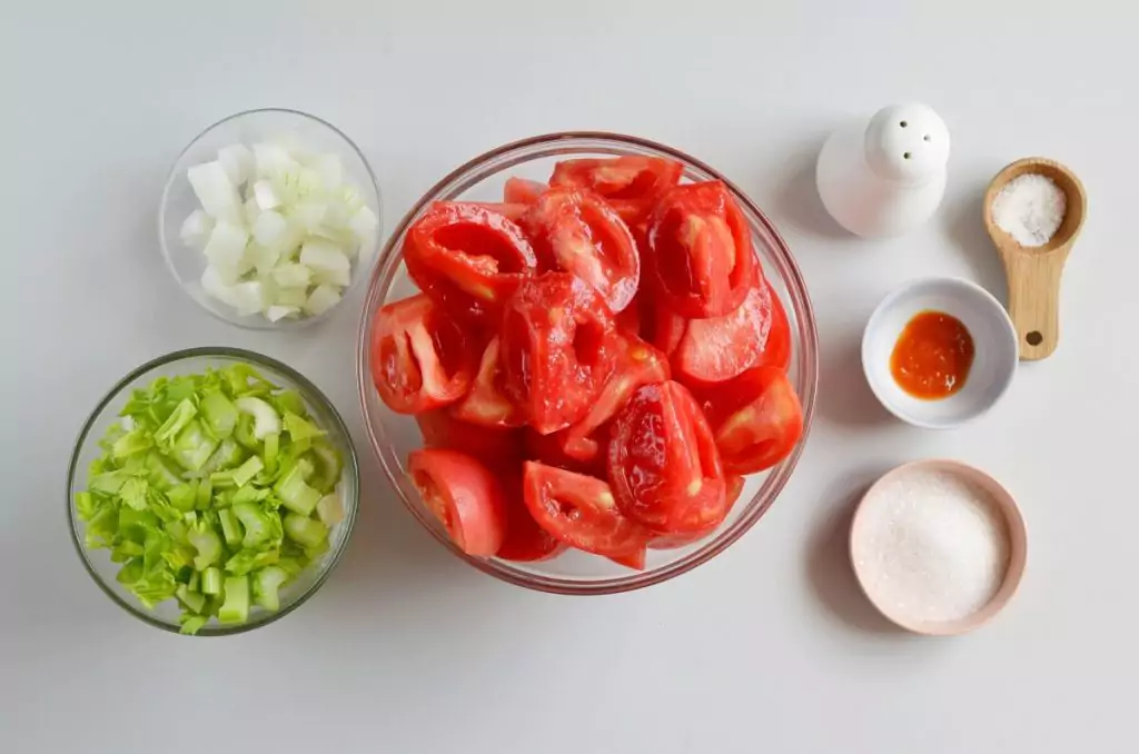 Ingredients for Homemade Tomato Juice