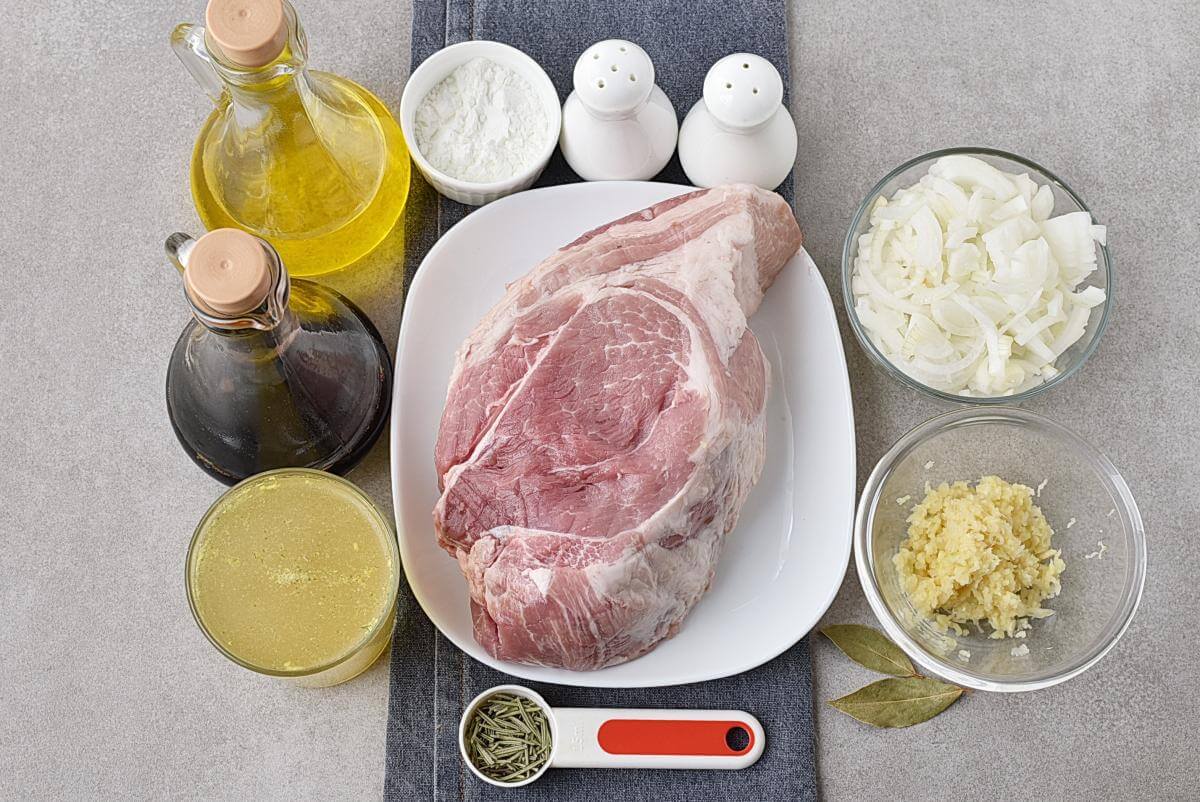 Ingridiens for Instant Pot Pork Shoulder