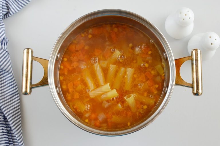 Step 5 - Italian Pasta with Lentils