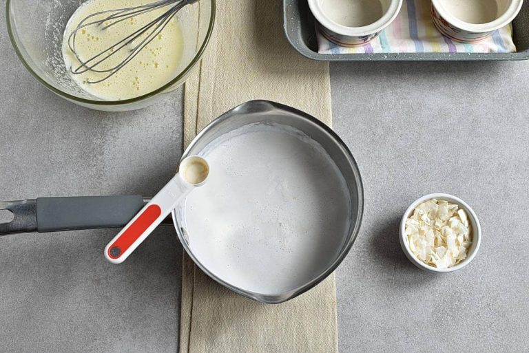 Step 3 - Keto Coconut Custard