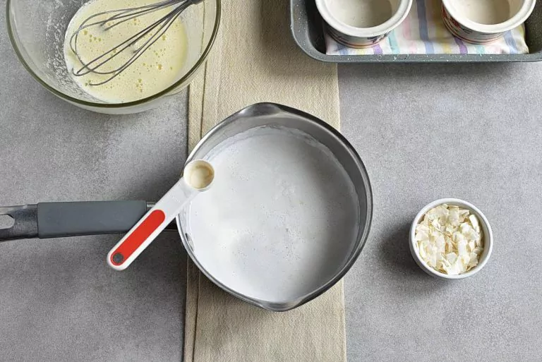 Step 3 - Keto Coconut Custard