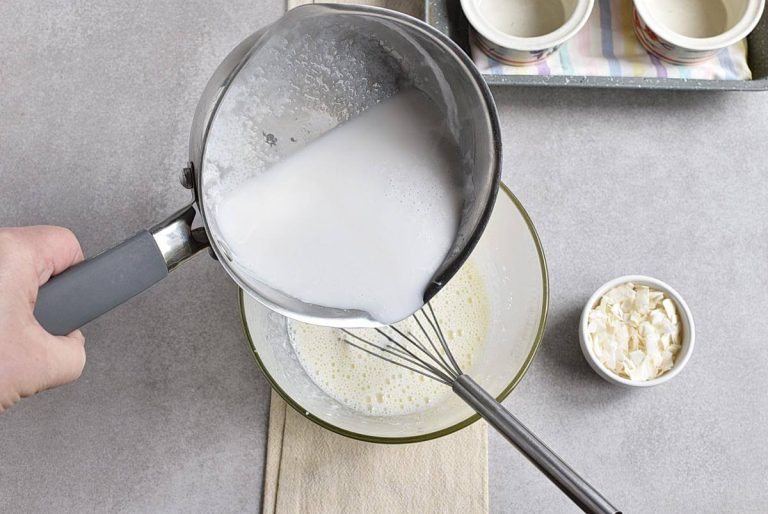 Step 4 - Keto Coconut Custard