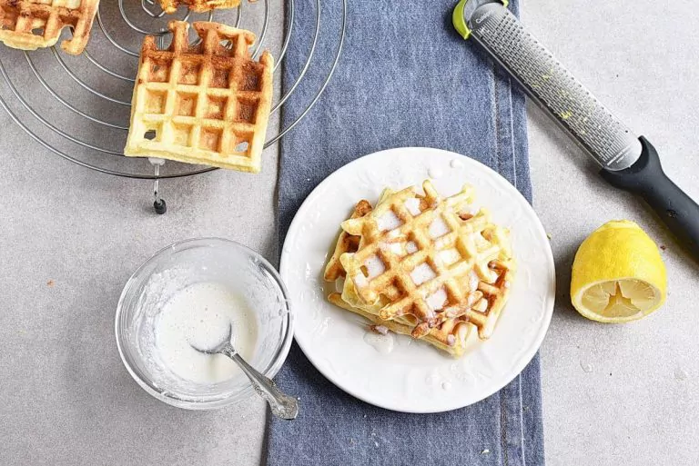 Step 5 - Keto Lemon Cake Chaffles