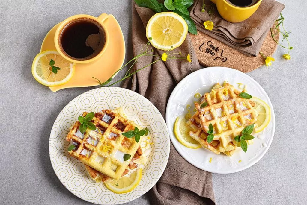 Keto Lemon Cake Chaffles