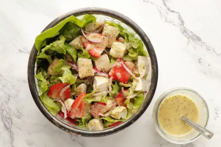 Step 5 - Keto Strawberry Chicken Poppyseed Salad