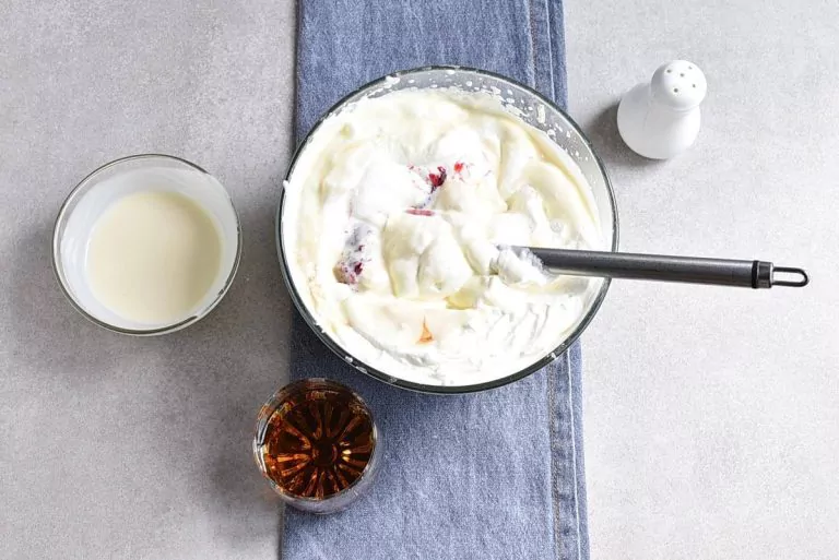 Step 2 - No-Churn Cherry Chunk Amaretto Ice Cream