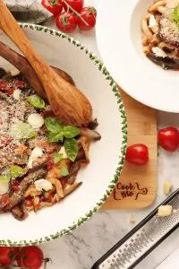 One-Pot Italian Eggplant Noodle Parmesan