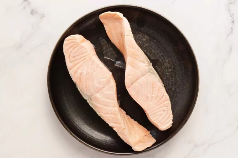 Step 5 - Poached Salmon with Cucumber Yogurt Salad