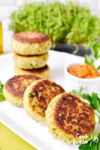 Quick Cilantro Fish Cakes