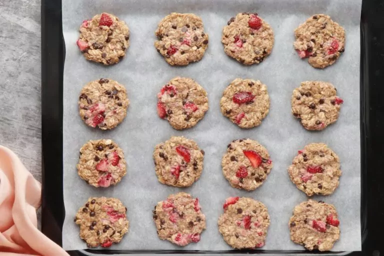Step 4 - Vegan Strawberry Oatmeal Cookies