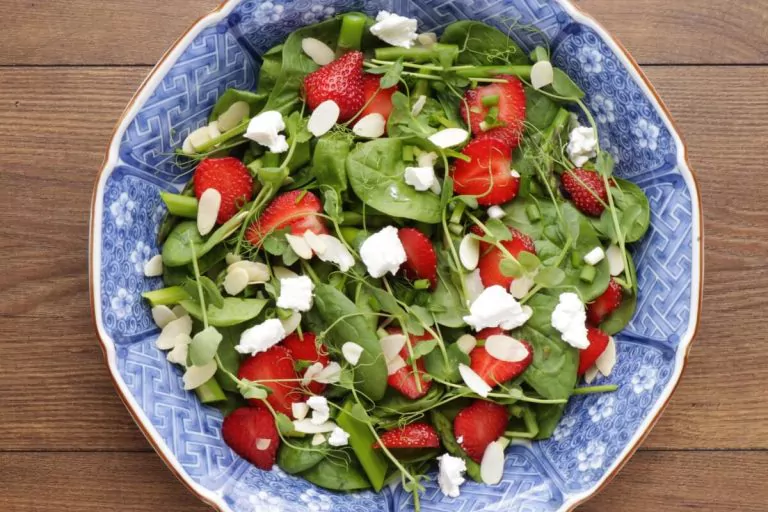 Step 3 - Strawberry Spinach & Asparagus Salad