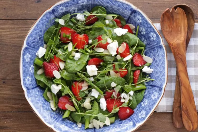 Step 5 - Strawberry Spinach & Asparagus Salad