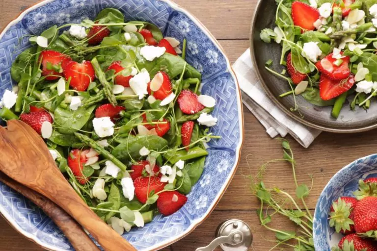 Step 6 - Strawberry Spinach & Asparagus Salad