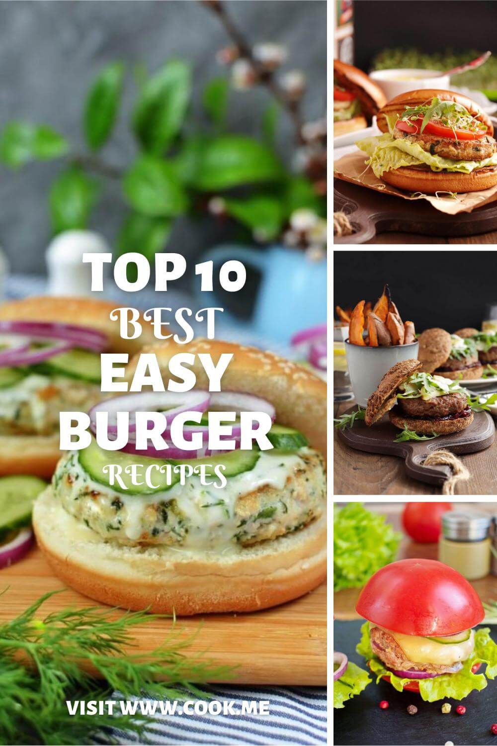 TOP 10 Burger Recipes - Cook.me Recipes