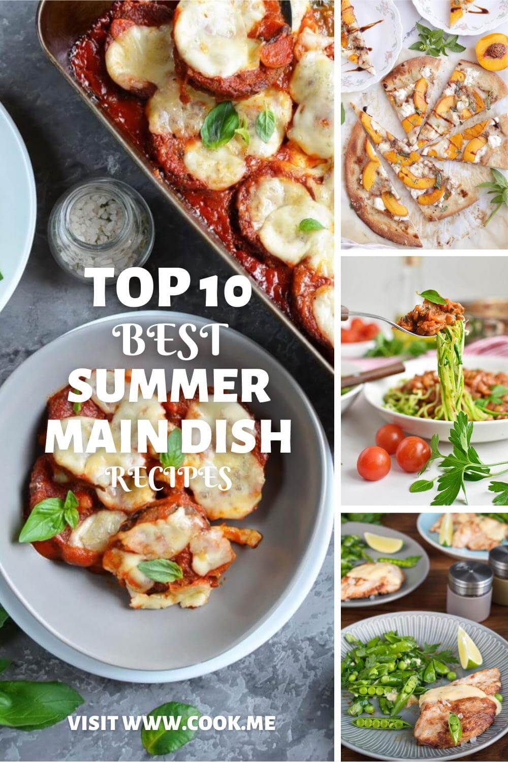 TOP 10 Summer Main Dish Recipes - Cook.me Recipes