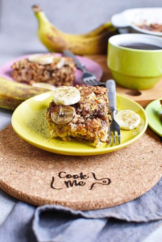 Vegan Banana Bread Baked Oatmeal