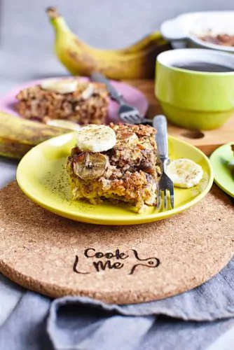 Vegan Banana Bread Baked Oatmeal