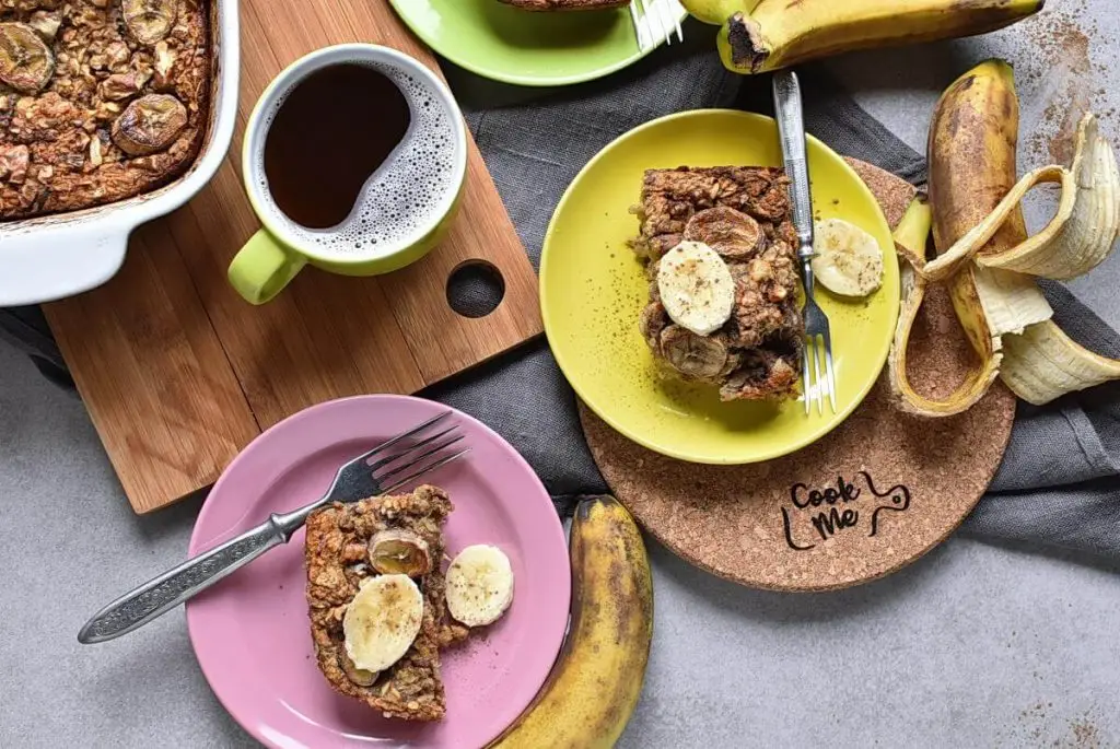 Vegan Banana Bread Baked Oatmeal