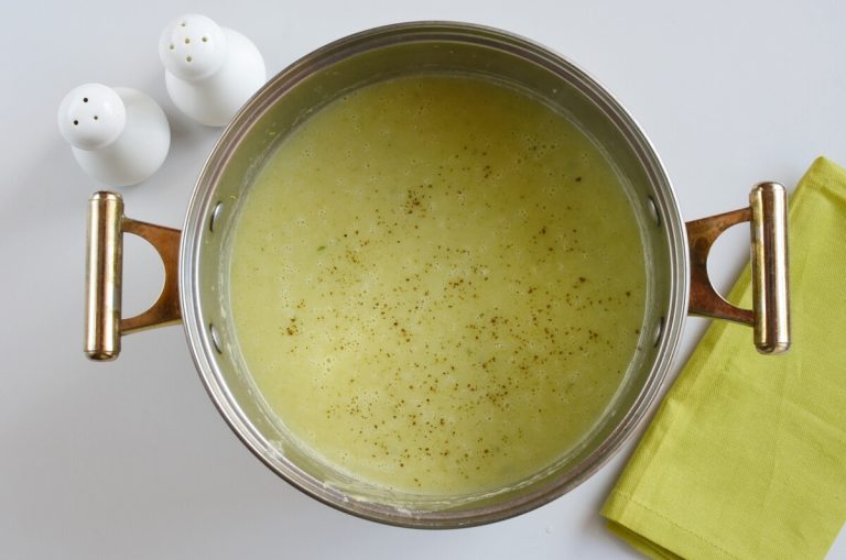 Step 5 - Vegan Broccoli Basil Potato Soup