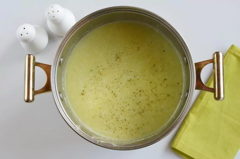 Step 5 - Vegan Broccoli Basil Potato Soup