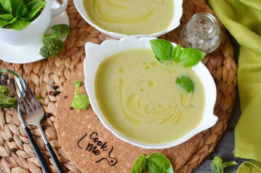 How to serve Vegan Broccoli Basil Potato Soup