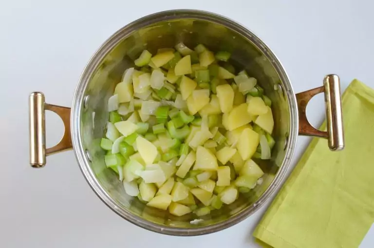 Step 2 - Vegan Broccoli Basil Potato Soup