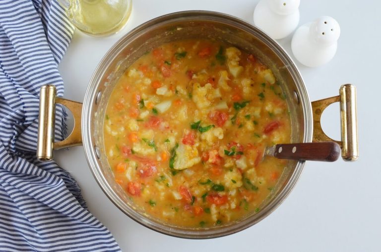Step 6 - Vegan Italian Split Pea Cauliflower Stew