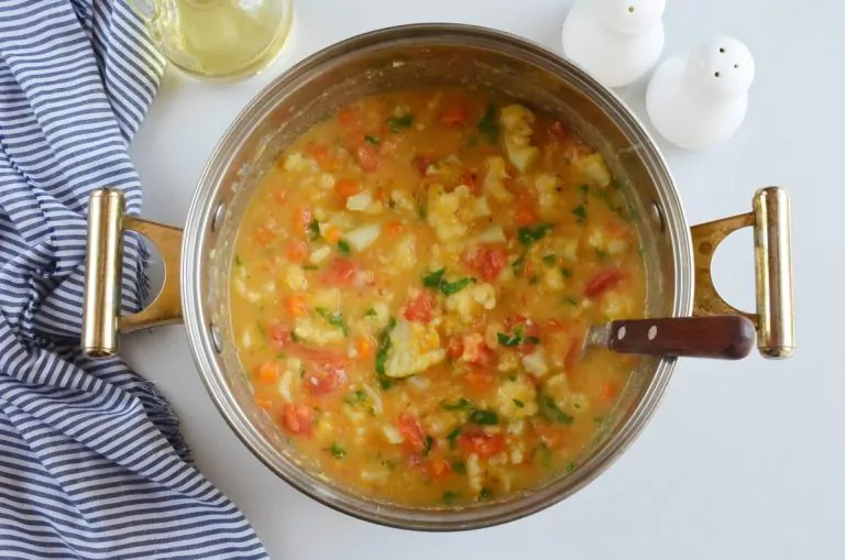 Step 6 - Vegan Italian Split Pea Cauliflower Stew