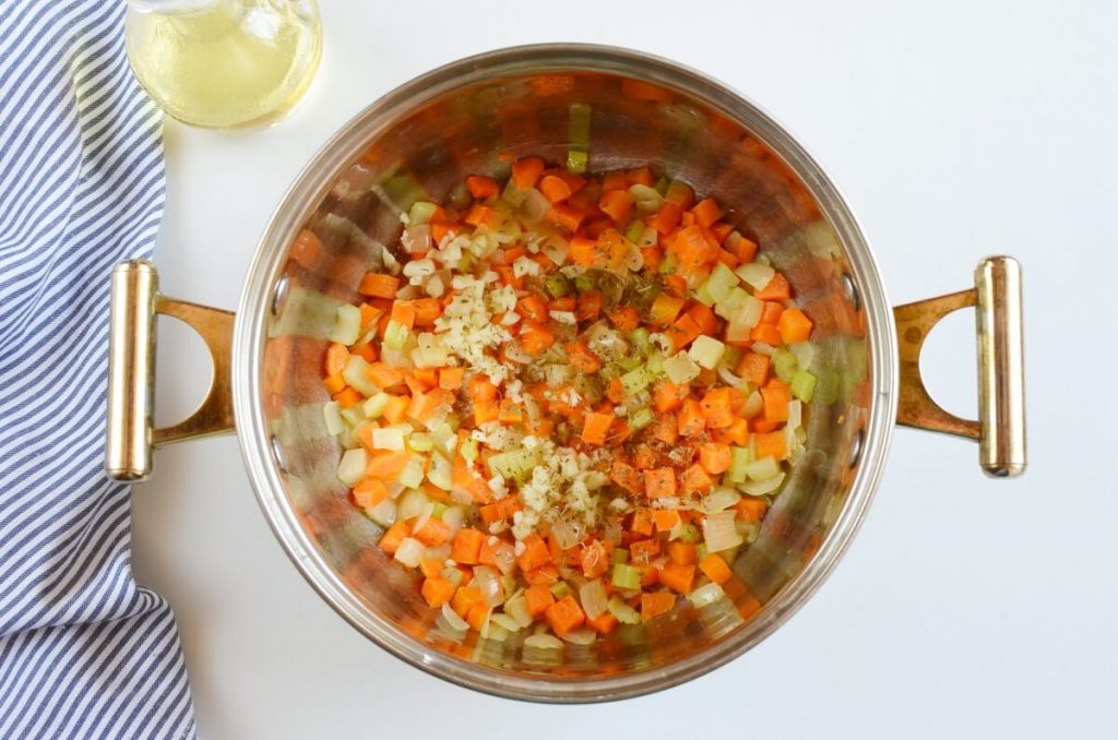 Vegan Italian Split Pea Cauliflower Stew recipe - step 2