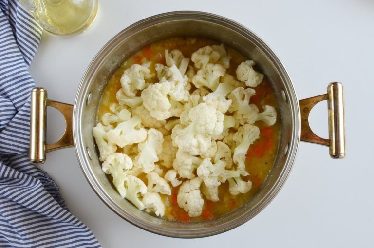 Step 5 - Vegan Italian Split Pea Cauliflower Stew