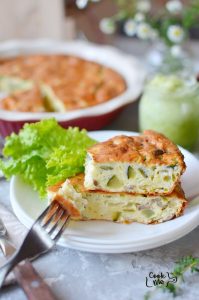 Cheesy Vegetable Egg Dish