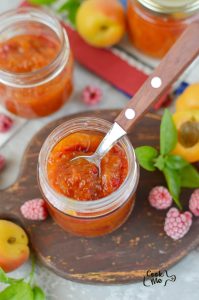 15 Minute Apricot Raspberry Preserves