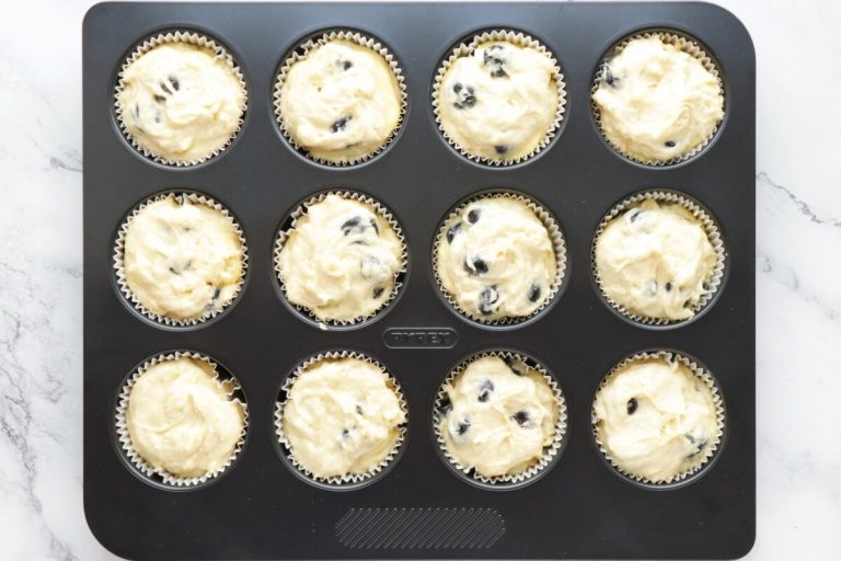 Step 9 - Blueberry Cream Cheese Muffins