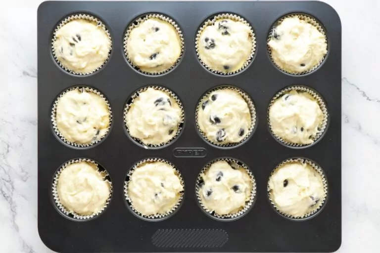 Step 9 - Blueberry Cream Cheese Muffins
