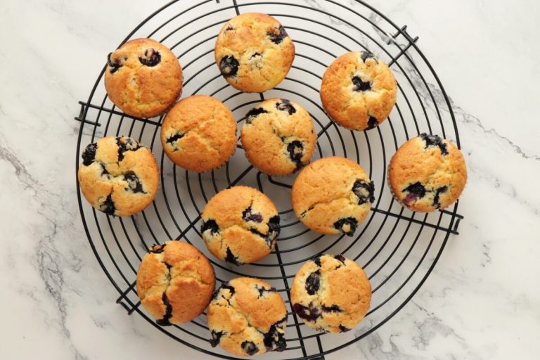 Step 11 - Blueberry Cream Cheese Muffins