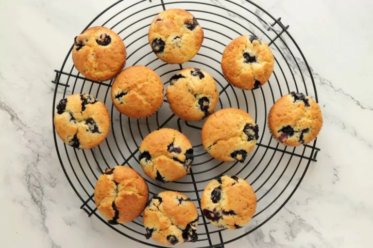 Step 11 - Blueberry Cream Cheese Muffins