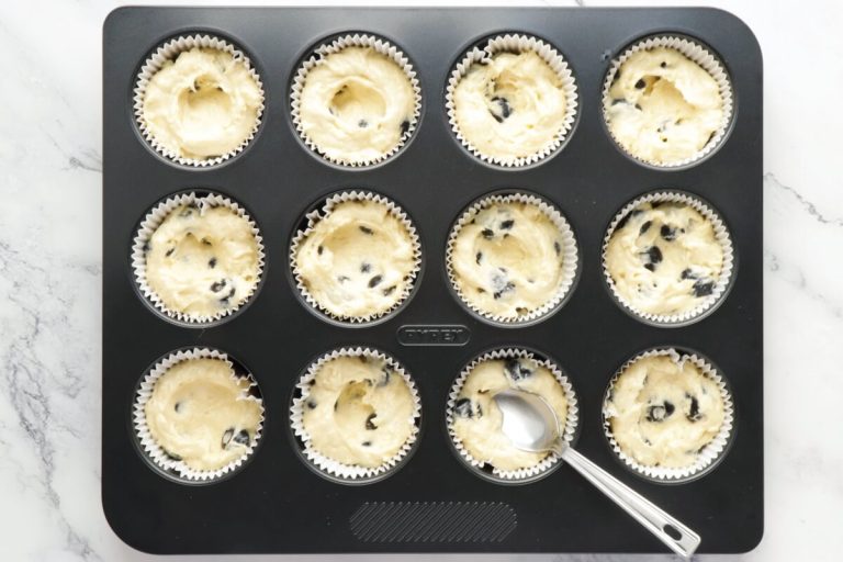 Step 7 - Blueberry Cream Cheese Muffins